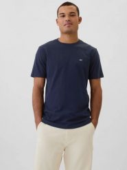 T-SHIRT MĘSKI GAP KOSZULKA 502022-03-M. Niebieskie t-shirty męskie GAP, m, bez wzorów, z bawełny, bez kołnierzyka. Za 99.00 zł.