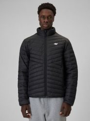 4F Kurtka z wypełnieniem syntetycznym męska - czarna 3XL. Czarne kurtki męskie 4f, m, bez wzorów, z materiału, klasyczne, bez kaptura. Za 249.99 zł.