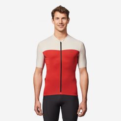 Koszulka rowerowa szosowa Van Rysel EDR 2. Brązowe t-shirty sportowe męskie VAN RYSEL, l, z elastanu, bez ramiączek, rowerowe. Za 199.99 zł.