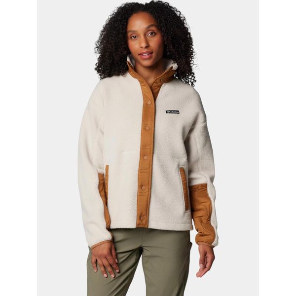 Bluza Polarowa Damska Columbia Cloud Point Snap. Brązowe bluzy bez kaptura damskie Columbia, l, z polaru. Za 459.00 zł.