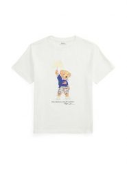 Polo Ralph Lauren T-Shirt 323979103002 Biały Regular Fit. Białe t-shirty chłopięce Polo Ralph Lauren, bez wzorów, z bawełny, bez ramiączek. Za 179.99 zł.