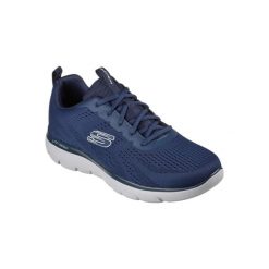 Buty sportowe Sneakersy męskie, Skechers Summits-Torre. Niebieskie buty sportowe na co dzień męskie Skechers, bez zapięcia, trekkingowe. Za 259.99 zł.