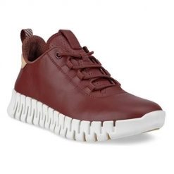 Buty do biegania damskie Ecco Sneaker Gruuv Lea. Czerwone obuwie do biegania damskie ECCO. Za 712.00 zł.