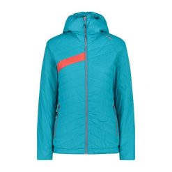 Ultralekka kurtka damska CMP. Niebieskie kurtki damskie CMP, s, bez wzorów, z puchu, bez kaptura, narciarskie. Za 329.99 zł.