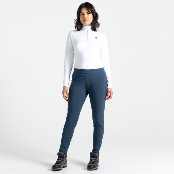 Damskie legginsy trekkingowe Melodic II. Niebieskie legginsy damskie Dare 2b, bez wzorów, z materiału. Za 119.99 zł.