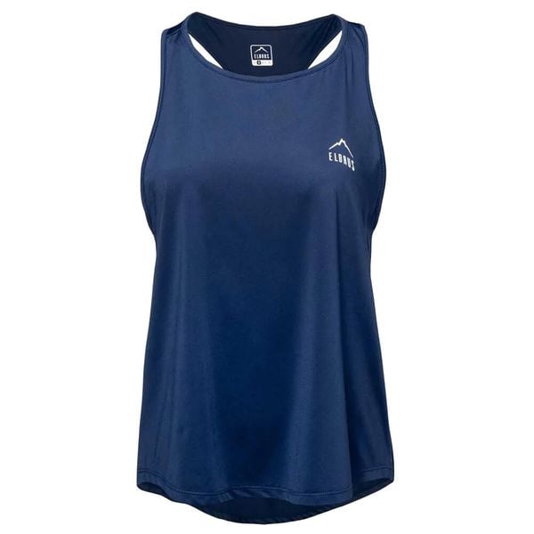 Tank Top Damski Jarma. Niebieskie topy damskie ELBRUS, bez wzorów, bez kołnierzyka. Za 94.99 zł.