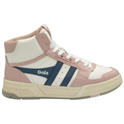 Buty damskie Gola Challenge High. Białe buty sportowe na co dzień damskie Gola, bez wzorów, ze skóry. Za 596.00 zł.