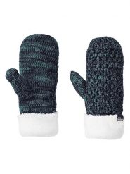 Jack Wolfskin Rękawiczki "Highloft" w kolorze granatowym rozmiar: S. Niebieskie rękawiczki damskie Jack Wolfskin, bez wzorów, z materiału. Za 176.34 zł.