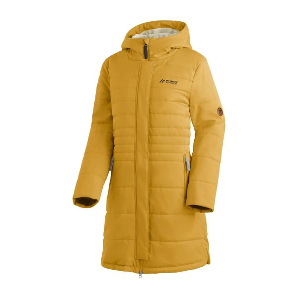 Płaszcz damski Maier Sports Laerke 2.0. Brązowe płaszcze damskie Maier Sports, na zimę, bez wzorów, z puchu, eleganckie. Za 1,235.50 zł.