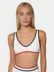 Tommy Hilfiger Góra od bikini UW0UW06374 Écru. Bikini damskie Tommy Hilfiger, bez wzorów. Za 209.99 zł.