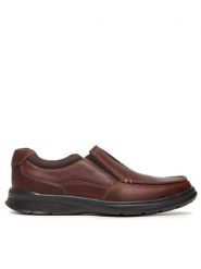 Clarks Półbuty Cotrell Free 261315667 Brązowy. Brązowe półbuty męskie Clarks, ze skóry, bez zapięcia. Za 299.99 zł.