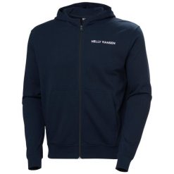 Bluza z kapturem i zamkiem błyskawicznym Helly Hansen Core. Niebieskie bluzy z kapturem męskie Helly Hansen, m, z bawełny. Za 361.50 zł.