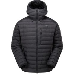 Kurtka puchowa męska Mountain Equipment Earthrise Hooded Jacket. Czarne kurtki męskie MOUNTAIN EQUIPMENT, m, bez wzorów, z materiału, bez kaptura. Za 1,041.25 zł.