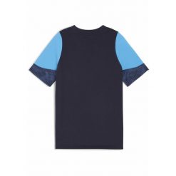 Młodzieżowa koszulka treningowa Olympique Marsylia PUMA New Navy Bleu Azur Blue. Niebieskia bluzki damskie Puma, l, w ażurowe wzory, młodzieżowe, bez kołnierzyka, bez ramiączek. Za 199.00 zł.