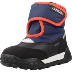 Buty GEOX B566LA 054FU Czarny. Czarne buty trekkingowe męskie Geox, ze skóry, bez zapięcia, trekkingowe. Za 253.99 zł.