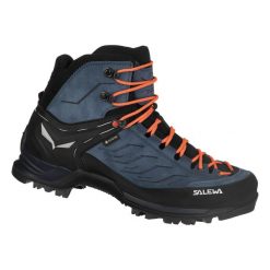 Buty Trekkingowe Męskie Salewa Mtn Trainer Mid Gtx. Czarne buty trekkingowe męskie Salewa, na zimę, z nylonu, bez zapięcia. Za 1,289.99 zł.