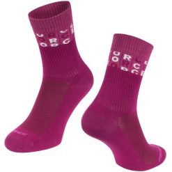 Skarpetki rowerowe unisex Force Mesa. Fioletowe skarpetki damskie FORCE, bez wzorów. Za 59.90 zł.