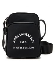 KARL LAGERFELD Saszetka A2M30230 Czarny. Czarne saszetki męskie Karl Lagerfeld, ze skóry. Za 439.99 zł.