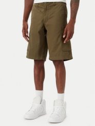 Jack & Jones Szorty materiałowe Cole 12292263 Khaki Regular Fit. Brązowe szorty męskie Jack & Jones, z bawełny, bez kołnierzyka. Za 79.99 zł.