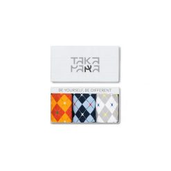 Zestaw prezentowy Fabryczna - Skarpetki łydki (3- pack). Skarpetki męskie Takapara, bez wzorów. Za 95.00 zł.