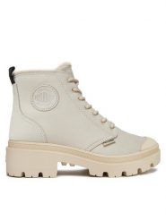 Palladium Trapery Pallabase Nbk Zip Wl 98867-197-M Biały. Białe trapery damskie Palladium, ze skóry, bez obcasa. Za 659.99 zł.