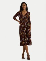 LAUREN RALPH LAUREN Sukienka codzienna 250951440001 Bordowy Slim Fit. Czerwone sukienki damskie Lauren Ralph Lauren, na co dzień, bez wzorów, z syntetyku, bez kołnierzyka, bez ramiączek, proste. Za 539.99 zł.
