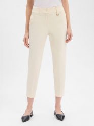 JOOP! modułowe spodnie materiałowe - Petunia Kobiety wiskoza beżowy, 34. Brązowe spodnie materiałowe damskie Joop!, bez wzorów, z materiału, eleganckie. Za 649.95 zł.