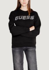 Bluza Kobieta GUESS ACTIVE CECILIA CN. Czarne bluzy bez kaptura damskie Guess Active, s, z jeansu. Za 332.35 zł.