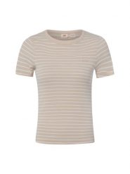 Levi's Koszulka Kobiety Bawełna beżowy|biały, L. Białe t-shirty damskie Levi's, l, bez wzorów, z bawełny, bez kołnierzyka. Za 149.95 zł.
