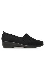 Clara Barson Półbuty HMD220355-01 Czarny. Czarne półbuty damskie Clara Barson, bez wzorów, z materiału, bez obcasa, na płaskiej podeszwie. Za 52.99 zł.