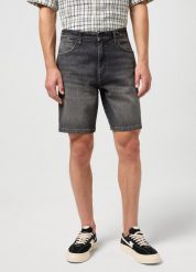 WRANGLER MĘSKIE SZORTY JEANSOWE FRONTIER SHORT Marshall 112350897 W16W016320. Szorty męskie Wrangler, z jeansu, bez kołnierzyka. Za 169.99 zł.