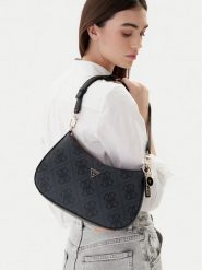 Guess Torebka 180227 Czarny. Szare torebki klasyczne damskie Guess, z aplikacjami, ze skóry, bez dodatków. Za 549.99 zł.