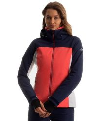 Fischer Kurtka narciarska w kolorze czerwono-czarnym rozmiar: XL. Czarne kurtki narciarskie i snowboardowe damskie FISCHER, xl, bez wzorów, bez kaptura, narciarskie. Za 612.06 zł.