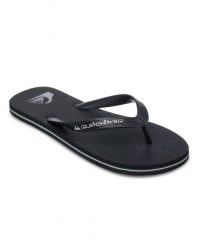 Klapki dla Mężczyzn MOLOKAI CORE Czarny. Szare klapki i japonki męskie Quiksilver, z gumy. Za 84.99 zł.