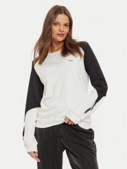 Liu Jo Sport Bluza TF4149 F0778 Biały Regular Fit. Białe bluzy bez kaptura damskie Liu Jo Sport, xs, bez wzorów, z bawełny, bez ramiączek, bez kaptura. Za 479.99 zł.