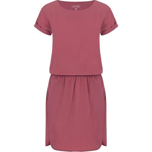 Damska sukienka sportowa LOAP Ubrina. Niebieskie sukienki damskie WOMEN'S HEALTH, na lato, s, bez wzorów, sportowe, bez kołnierzyka, bez ramiączek, sportowe. Za 207.99 zł.