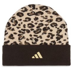 Czapka adidas. Brązowe czapki zimowe damskie Adidas. Za 89.99 zł.