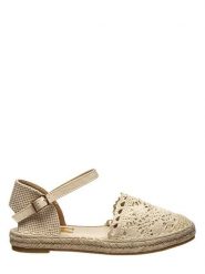 Foreverfolie Espadryle w kolorze beżowym rozmiar: 39. Brązowe espadryle damskie Foreverfolie, bez wzorów, z dzianiny, bez obcasa. Za 115.24 zł.