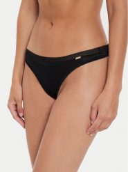 Gossard Stringi 6276 Czarny. Czarne stringi damskie Gossard, xl, bez wzorów, z syntetyku. Za 59.99 zł.