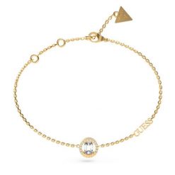 Bransoletka Guess. Żółte bransoletki damskie Guess, złote. Za 139.99 zł.