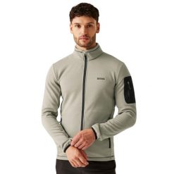 Kurtka z kapturem softshell z zamkiem Regatta Aldean. Brązowe kurtki softshell damskie Regatta, m, bez wzorów, z materiału, z kapturem. Za 250.85 zł.