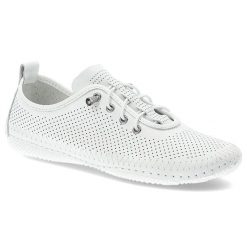 Białe Półbuty Artiker Stylowe Płaskie Obuwie Damskie. Białe półbuty damskie Artiker, bez wzorów, ze skóry, eleganckie, bez obcasa, na płaskiej podeszwie. Za 179.90 zł.