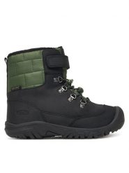 Keen Śniegowce Kanibou Wp 1031055 Czarny. Czarne buty zimowe chłopięce Keen, z nubiku, bez zapięcia. Za 469.99 zł.