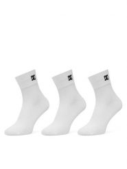 DC Shoes Skarpety długie AS_DC_01Z_SS25 (3-PACK) Biały. Białe skarpetki damskie DC Shoes, bez wzorów, z bawełny. Za 44.99 zł.