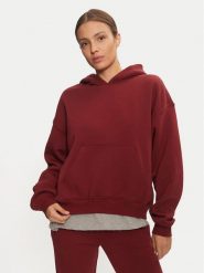 Gina Tricot Bluza 21735 Czerwony Oversize. Czerwone bluzy bez kaptura damskie Gina Tricot, xxl, z bawełny. Za 49.99 zł.