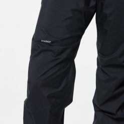 Spodnie do biegania w terenie przeciwdeszczowe damskie Kiprun Run 900 Rain. Czarne spodnie sportowe damskie KIPRUN, l, z materiału, do biegania. Za 189.99 zł.