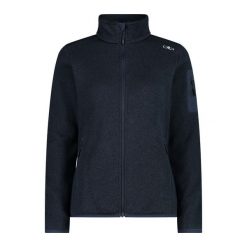Bluza polarowa damska CMP Haze Jacket Knitted. Niebieskie bluzy bez kaptura damskie CMP, xs, z polaru. Za 267.69 zł.