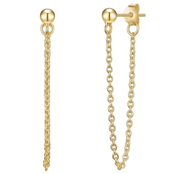 Glanzstücke München Kolczyki z Srebro wysokiej próby w Żółte złoto 1 ct Damski. Żółte kolczyki damskie Glanzstücke München, pozłacane, na sztyftcie. Za 189.99 zł.