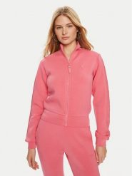 Guess Bluza V2YQ17 K7UW2 Różowy Regular Fit. Czerwone bluzy bez kaptura damskie Guess, l, z wiskozy. Za 219.99 zł.