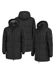 Sublevel Płaszcz pikowany w kolorze czarnym rozmiar: M. Czarne płaszcze męskie Sublevel, m, bez wzorów. Za 304.56 zł.